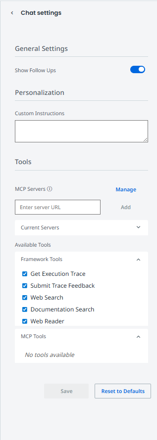 Paramètres d’Autopilot dans Action Center