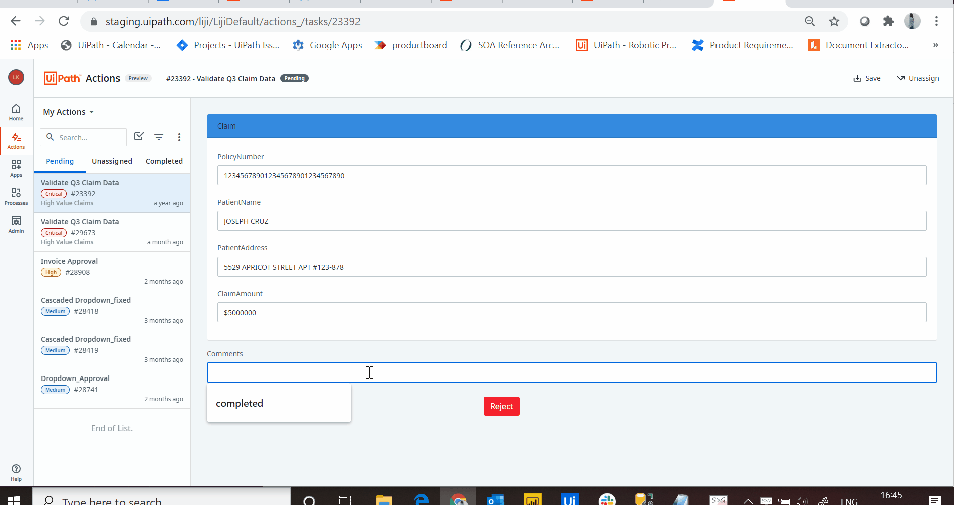 Imagen de documentos