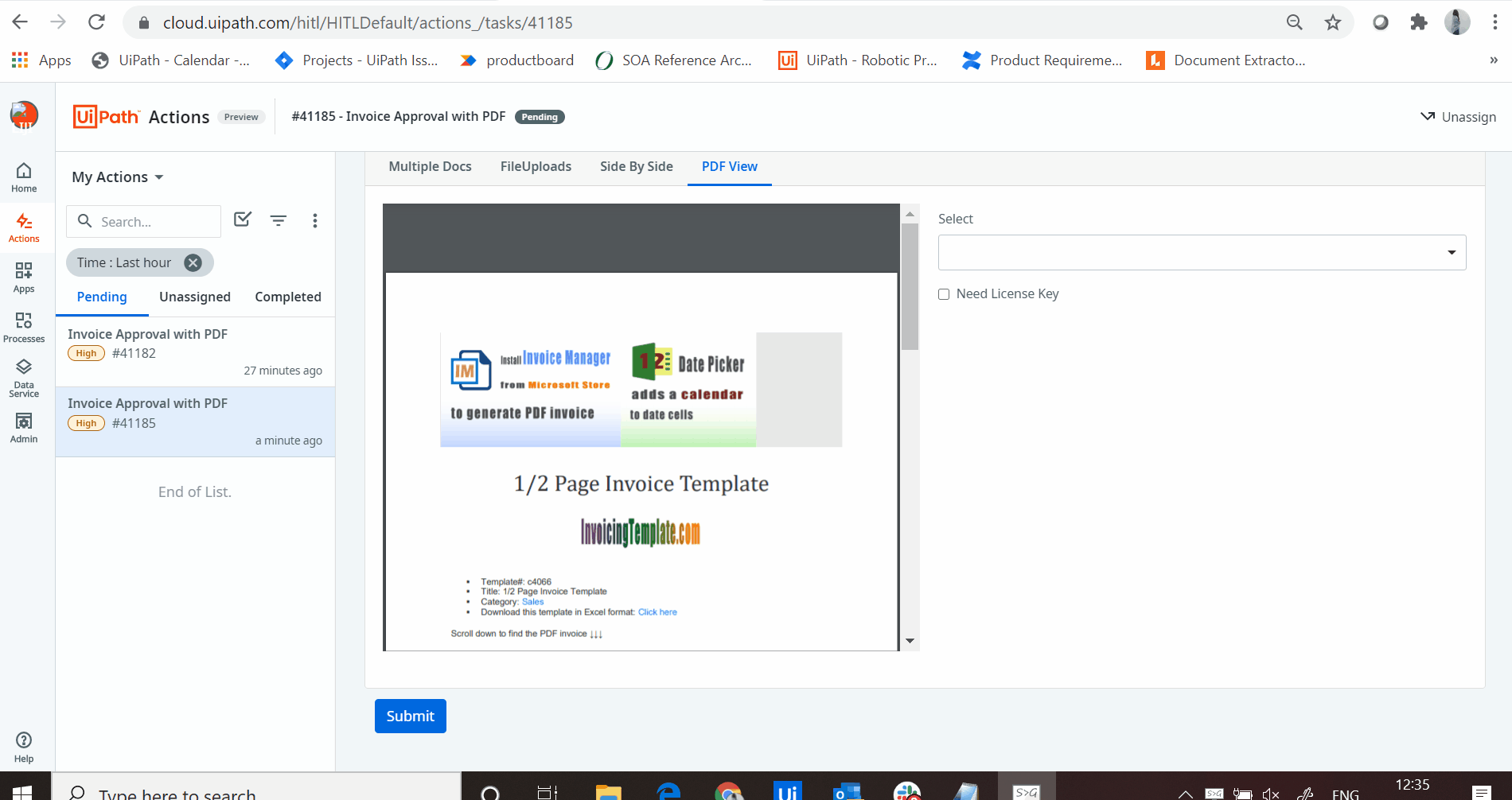 Imagen de documentos