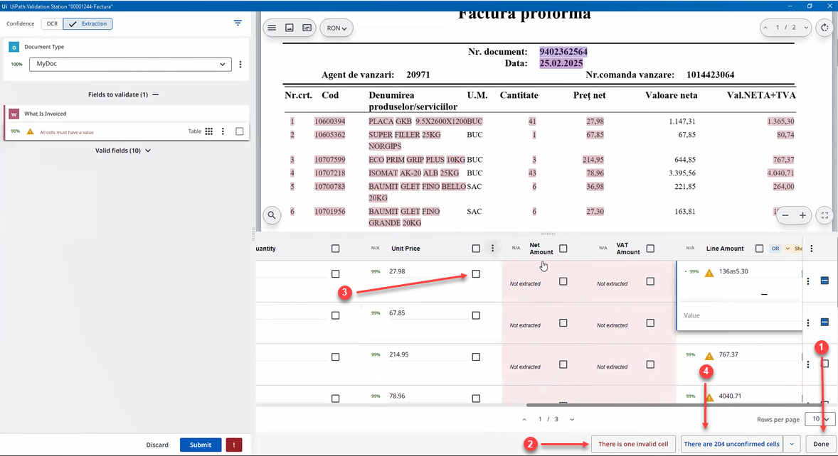 Aktualisierter Validierungsprozess für die klassische Validierungsstation