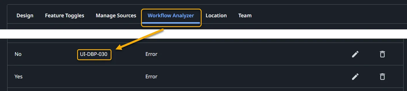Image 'Registerkarte 'Workflow-Analyse''