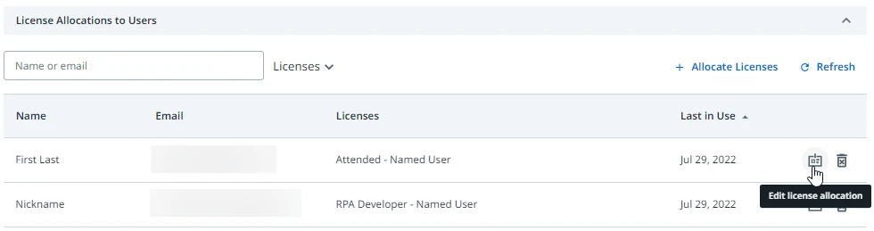 Imagen "Editar asignación de licencias"