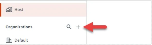 Imagem "Criar uma nova organização"