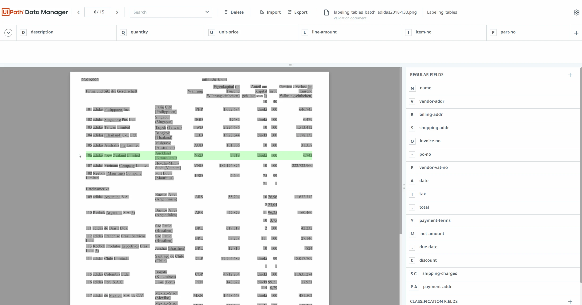 image des documents