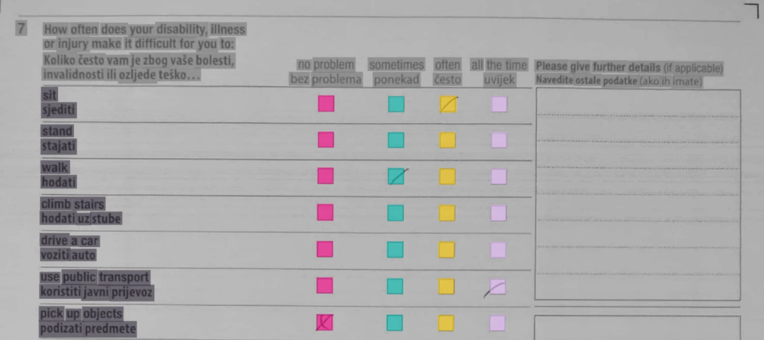 Imagem dos documentos