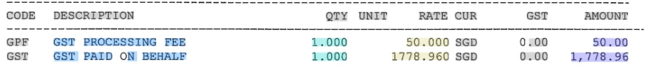 Screenshot von Anmerkungen in der Tabelle