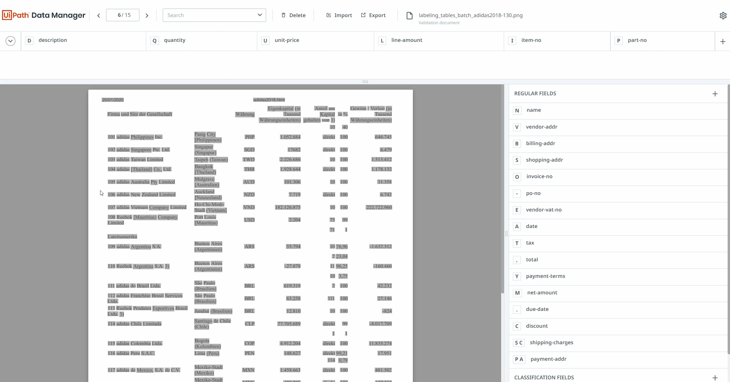 image des documents