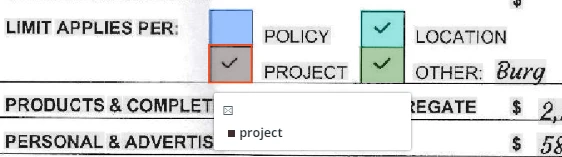 Imagem dos documentos