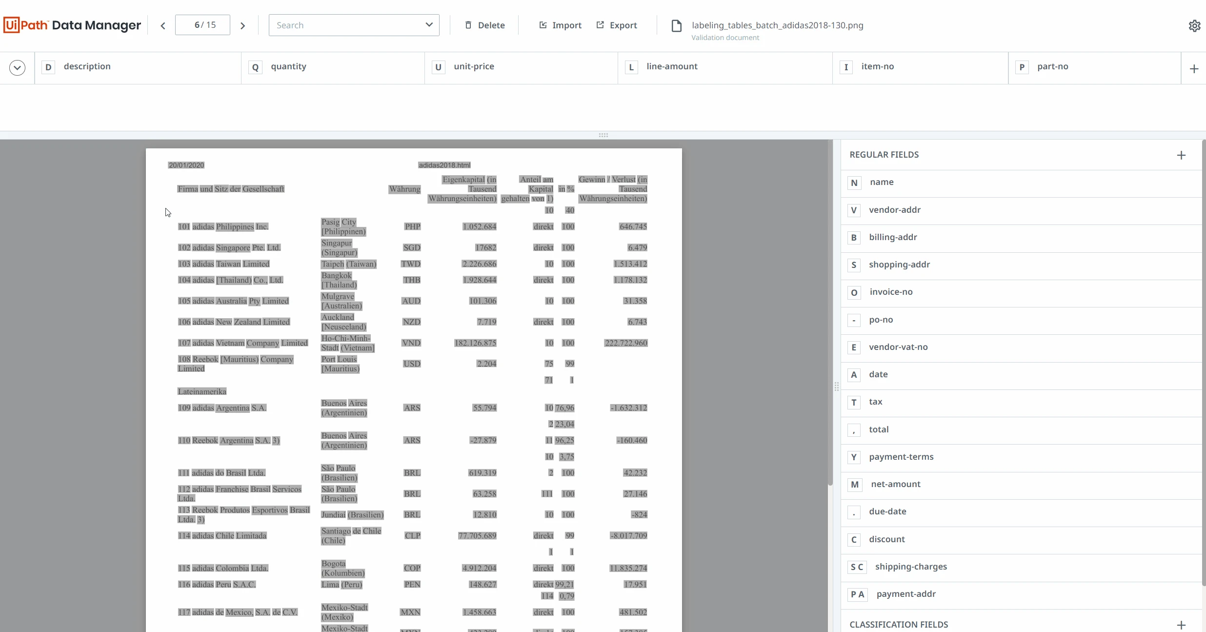 image des documents