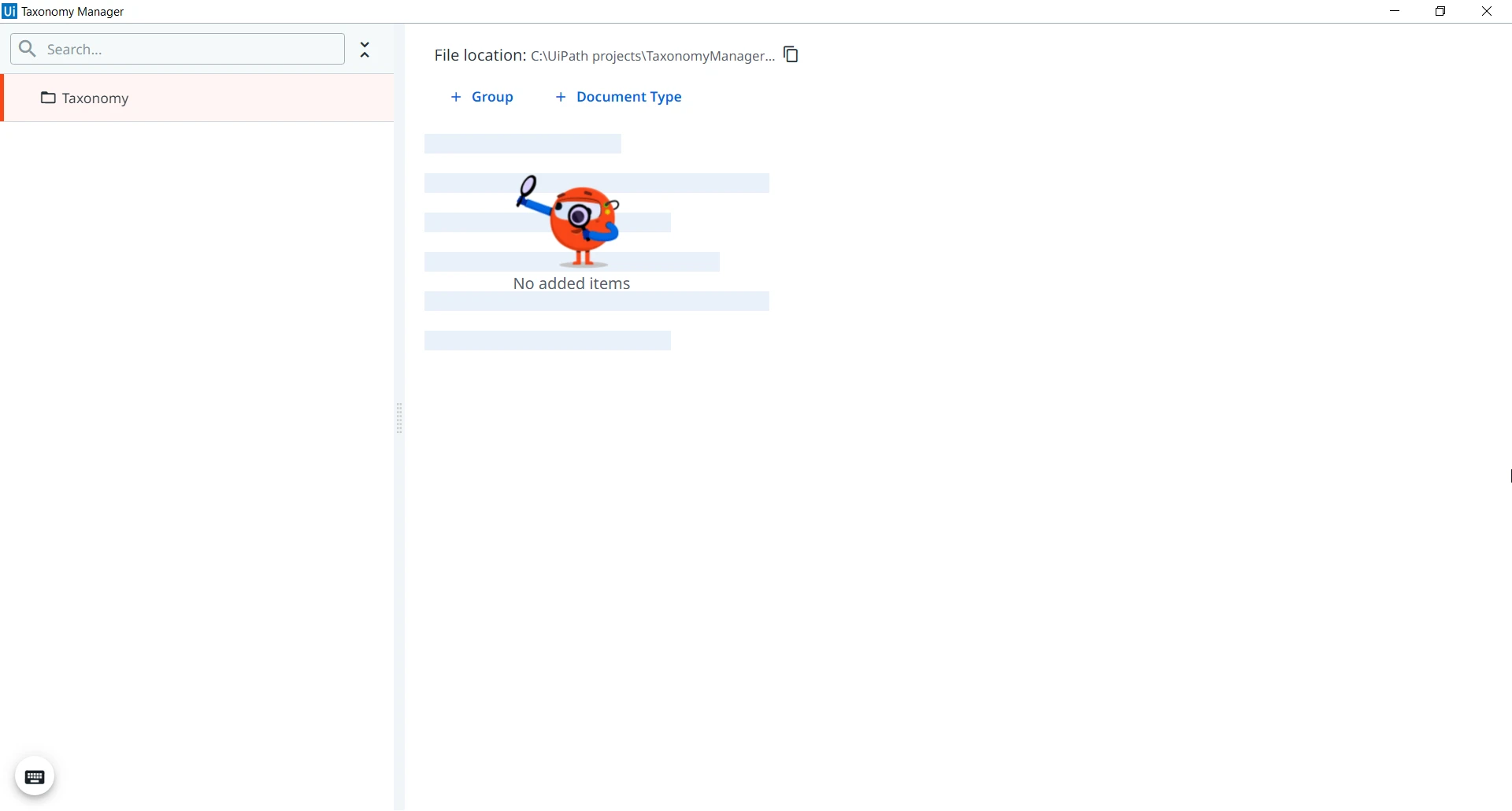 Taxonomy Manager avant de mapper tout type de document ou champ
