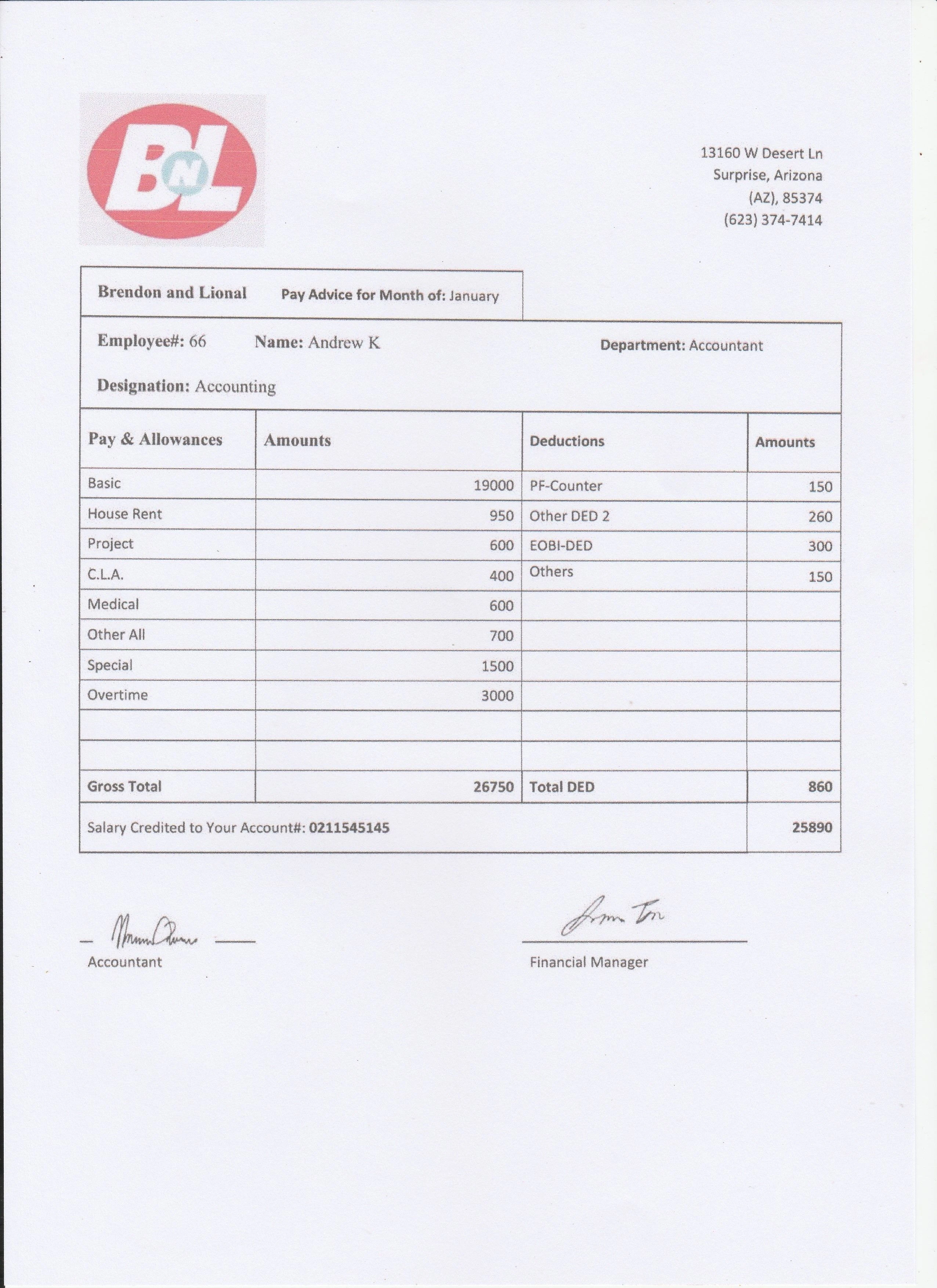 Payslips sample file