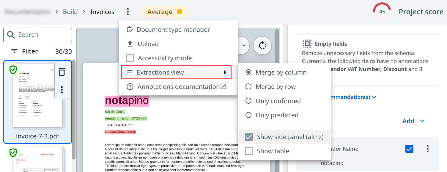 ドキュメントの画像
