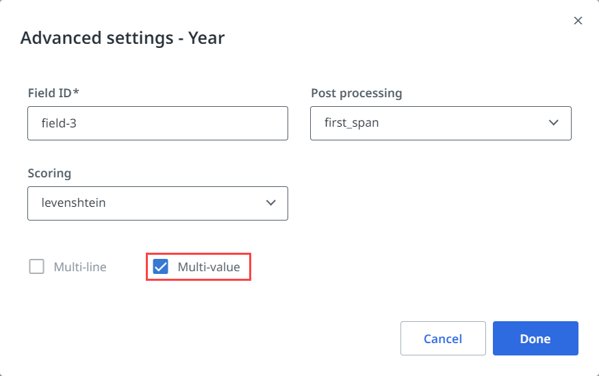 Captura de tela da página Configurações avançadas.