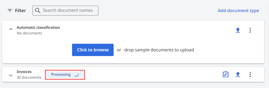 Screenshot of the Build page.