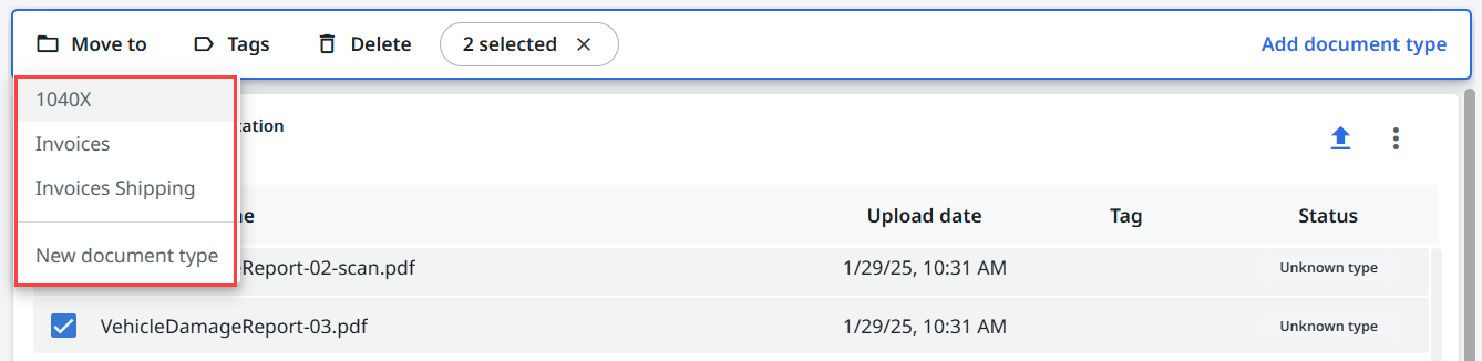 Screenshot of the Build page.
