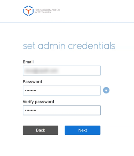 「管理者資格情報を設定」の画像