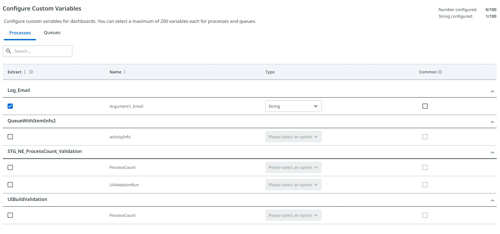 Screenshot der Seite „Explore“.