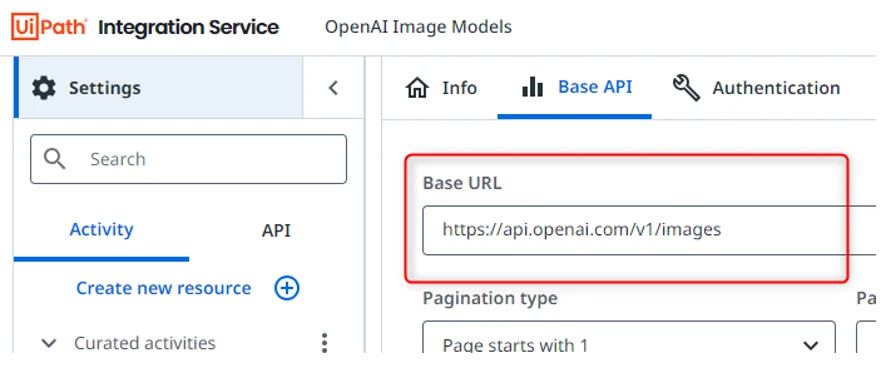 Configuración de la URL base