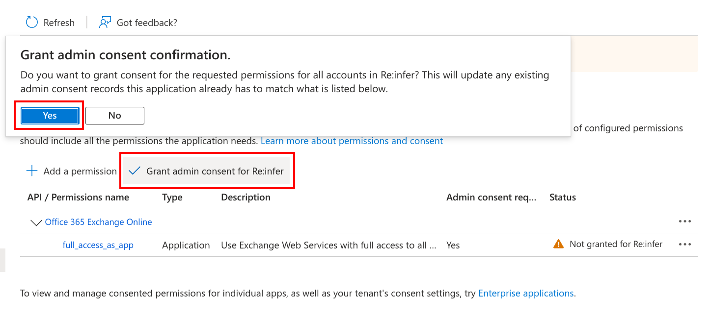 admin consent