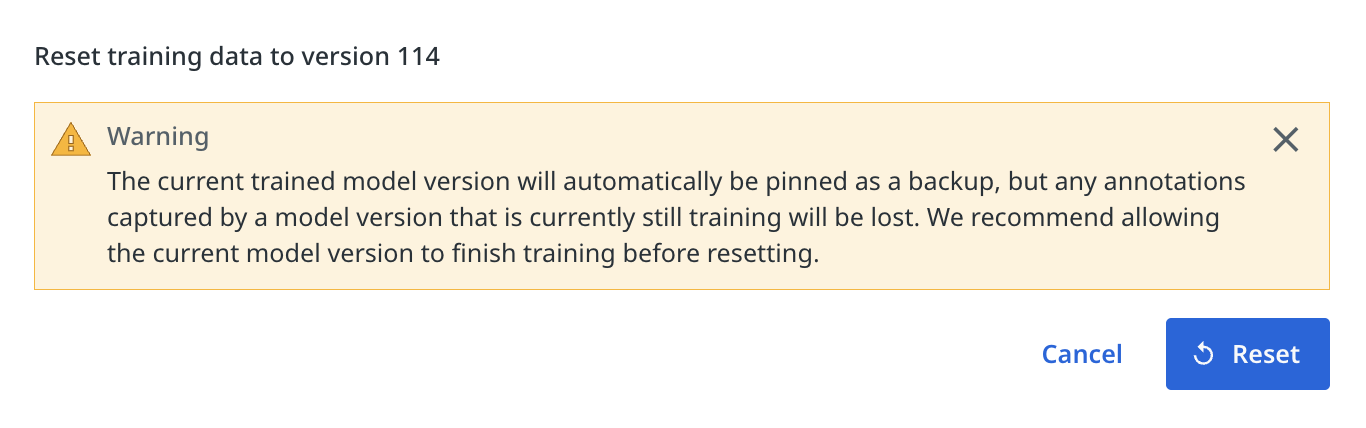 ロールバックを続行するかどうかを尋ねるポップアップの画像