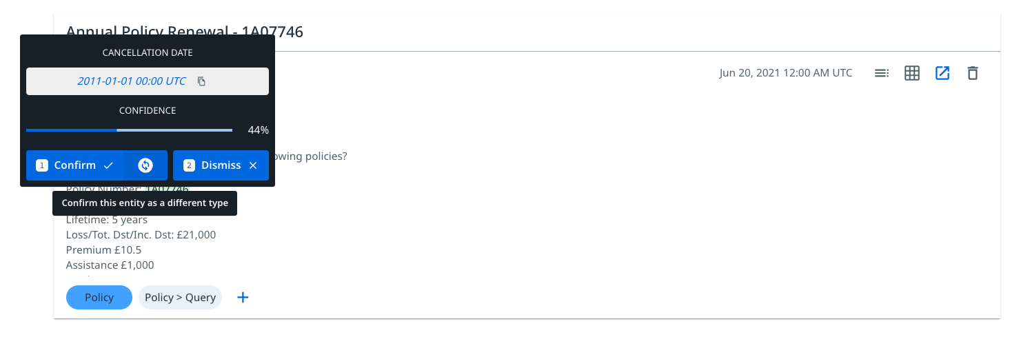 The button to change a general field type.