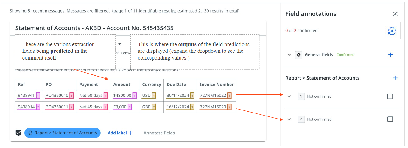 This image depicts predicted extractions.