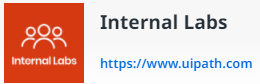Internal Labs organization profile on UiPath Marketplace