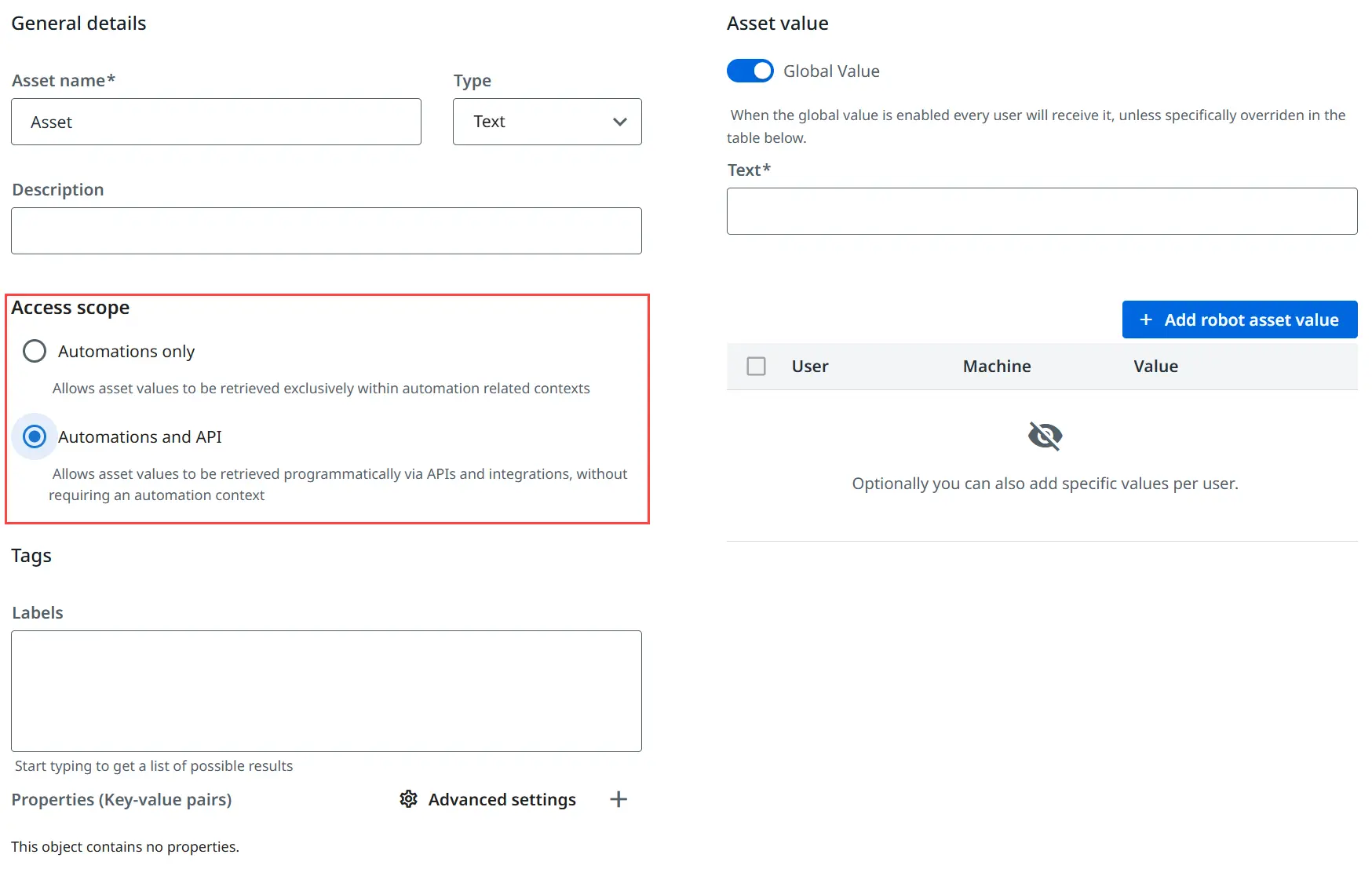Default Serverless template screenshot