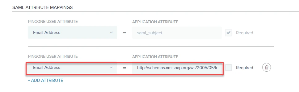 'Map attributes page' image