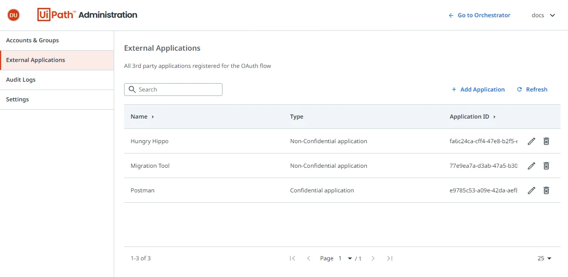 Image « Ajout d’une application externe »