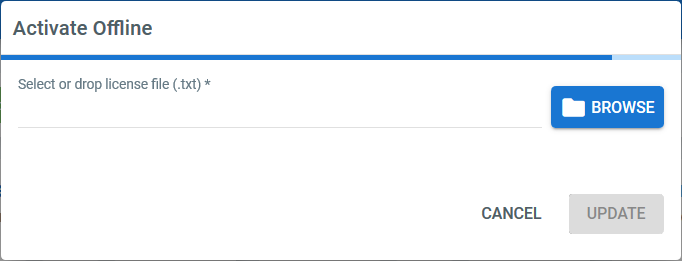 'Activate license offline' image