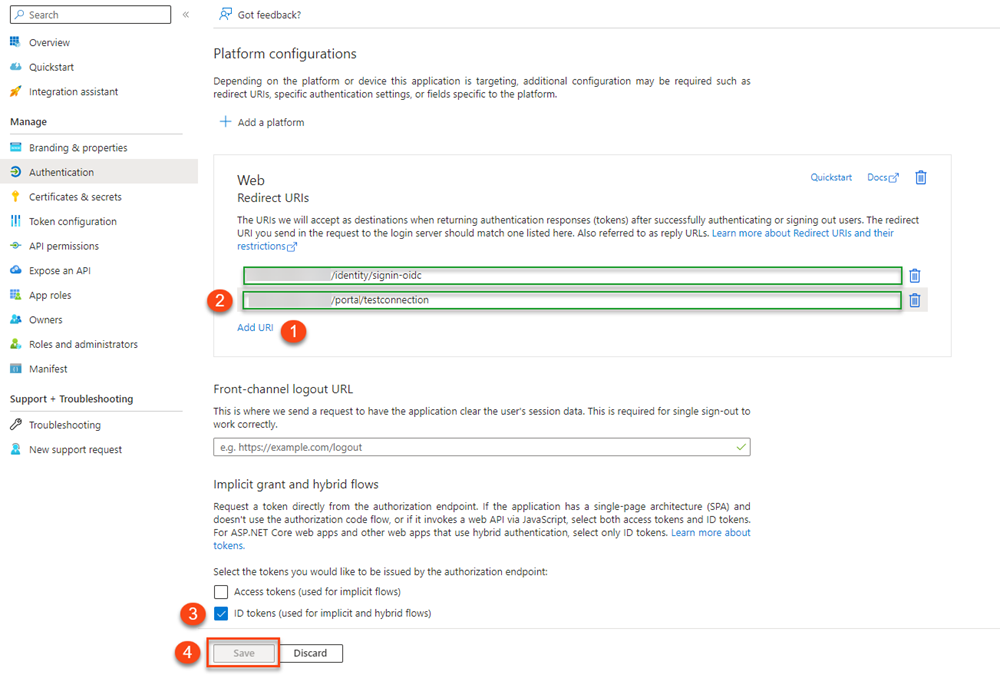 'Authentication page' image
