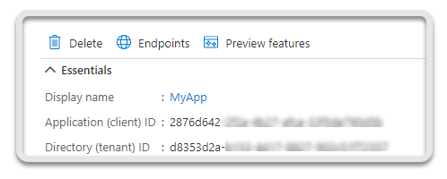 'Overview page' image
