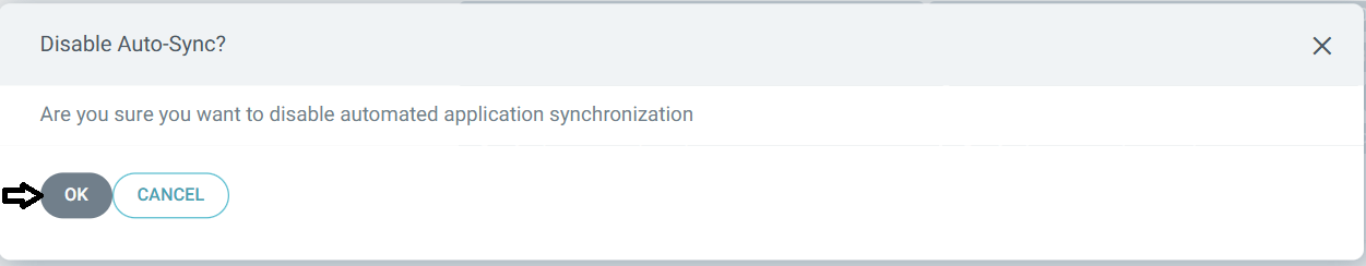 ArgoCD confirm autosync