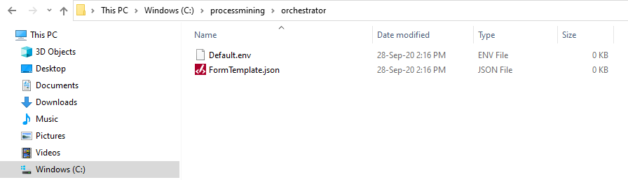 Imagem dos documentos
