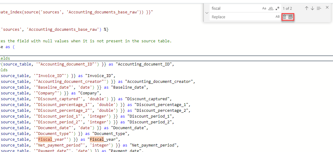Replace and Replace all icons