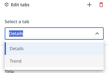 Tab selector