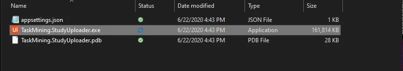 Arquivos do StudyUploader