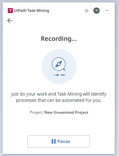 Pause recording option