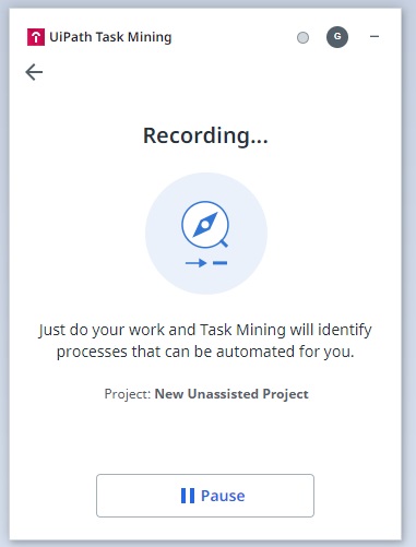 Pause recording option
