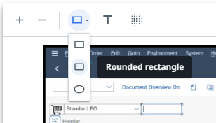 Rectangle option