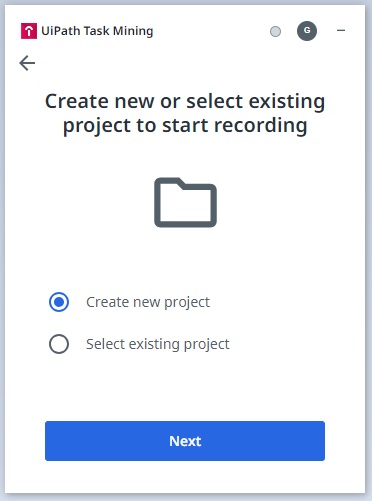 Sélectionner l’étape du projet