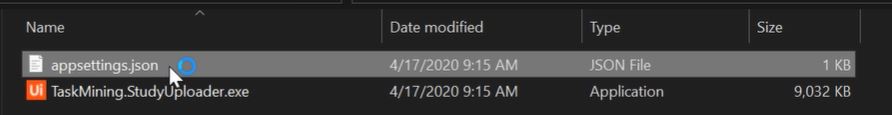 StudyUploader files