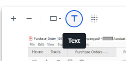 Text option