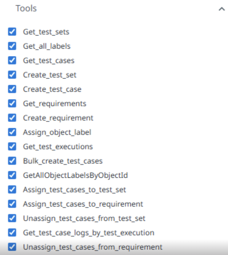 Herramientas MCP de Test Manager